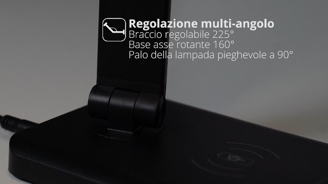 Lampada Da Scrivania LED Oxylops - Touch Control, 10 Luminosità, USB Charge, Pieghevole, Protezione Occhi - Foto 3