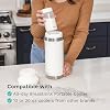 Baby Brezza Replacement Breastmilk Cooler Storage Bottles, Plastic, 10 oz, 4-Pack
