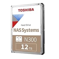 Toshiba 12TB N300 Interne Festplatte - NAS 3,5 Zoll SATA HDD unterstützt bis zu 8 Laufwerkseinschübe, entwickelt für 24/7 NAS Systeme, neue Generation (HDWG21CUZSVA) – Ansicht 4