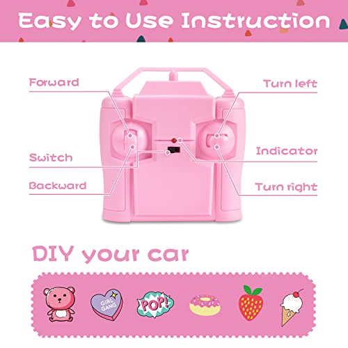 Nqd Rc Jeep Car 1:16 Scale Barbie Car 80 Min Playtime 2.4Ghz Off-Road Rc Trucks All Terrain Rc Cars Toys For Girls For 3-Year-Old Girls #TOP6