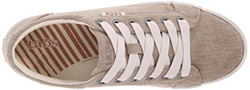 Taos Footwear Women's Star Khaki Wash Canvas Sneaker 8.5 M Us #TOP4