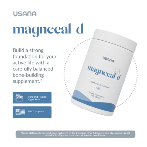 USANA - MagneCal D - Balanced Magnesium & Calcium with Vitamin D to Support Bone Health, Strength & Function for Optimal Wellness - 112 Tablets 3