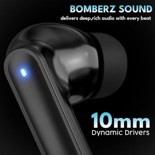 Image of 145 Gaming TWS Earbuds | 50 Hrs of Playtime | Bluetooth v5.4 with AI-ENC | Skin Friendly Ear Cushions | Environmental Awareness | 45ms Low Latency Gaming | IPX5 Water & Sweat Resistant