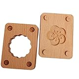 Abaodam 1 Juego Pasteles de Judías de Doble Herramienta de Prensa Manual para Deliciosos y Postres Artesanales