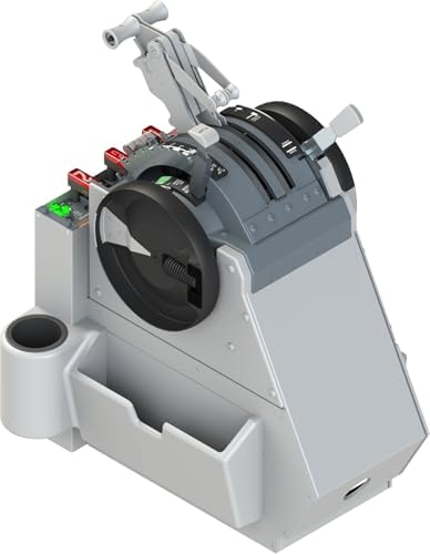 Professional 737 Throttle Quadrant for Flight Simulator – Motorized Autothrottle, Trim Wheels, Flaps & Speed Brake – 1:1 Home Cockpit Hardware Compatible with MSFS 2020/2024, X-Plane, Prepar3D (737NG)
