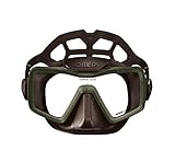 einglas tauchmaske Gute Passform Omer Unisex-Adult Apnoe Einglas Maske, Mehrfarbig, Einheitsgröße