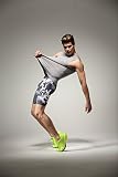 Fringoo Workout-Kompressions-Shorts für Herren, Thermo-Hose für Sport, CAMO GREY shorts - 7