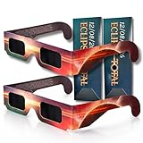 ELECTROHOGAR 2 Sonnenfinsternis Brille CE Zertifiziert und ISO 12312-2 | Die Sonnenfinsternis Sicher und Geschützt Beobachten | Sonnenfinsternis Deutschland, Frankreich, Spanien August 2026