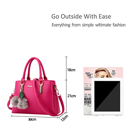 PU Leather Crossbody Shoulder Handbag, Waterproof - NICOLE & DORIS 5 PU Leather Crossbody Shoulder Handbag, Waterproof - NICOLE & DORIS - Image 5
