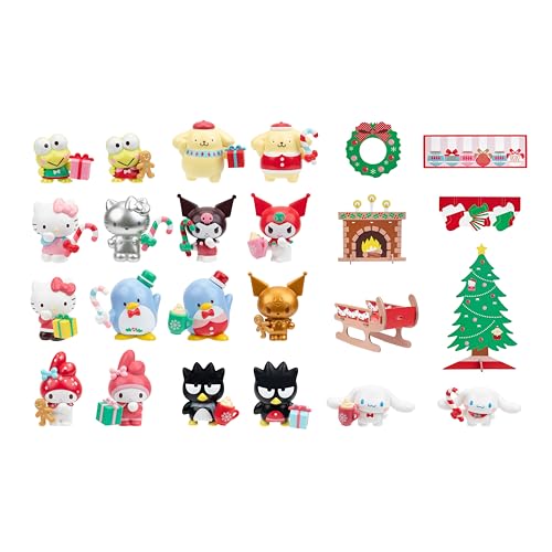 Hello Kitty® and Friends 2025 Holiday Advent Calendar - 18 Figures with Mix & Match Accessories - 24 Surprises - Kids and Sanrio Fans Ages 6+ image 4