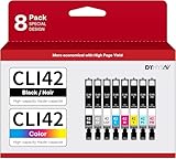 Osir Compatible Ink Cartridge Replacement for Canon CLI42 (Black, Cyan, Magenta, Yellow, Photo Cyan, Photo Magenta, Gray and Light Gray, 8-Pack)