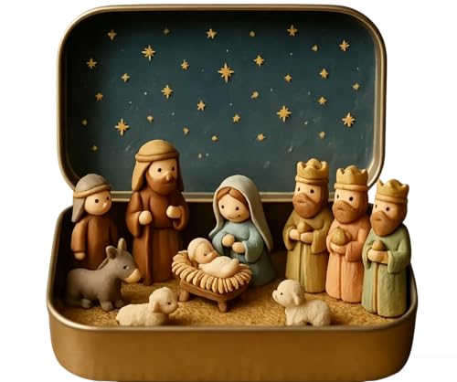Mini Christmas Nativity Set