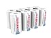 Tenergy 8 pcs of Premium D Size 10,000mAh High Capacity High Rate NiMH Rechargeable Batteries - UL Certified