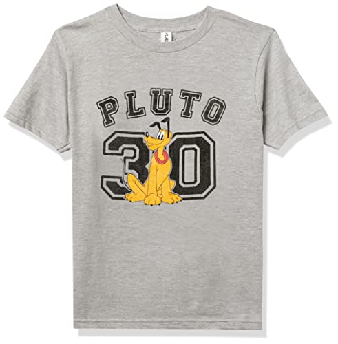 T-shirt Pluto Disney vêtement garçon en coton chiné col rond