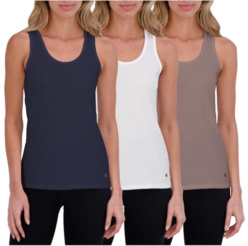 Débardeur pour femme en coton extensible Lucky Brand le lot de 3