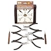 The Beadsmith Fashion Color Pliers – Set of 8 Slimline Color-Coordinated Tools – Matching Clutch in Chocolate – Jewelry Making Supply Kit to Create Necklaces, Bracelets, Earrings & More #5