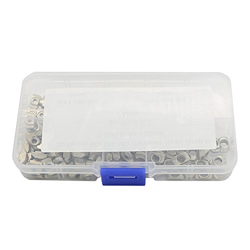 120 Pcs 2020 Series T Nuts, M3 M4 M5 T Slot Nut Hammer Head Fastener Nut for Aluminum Profile - Thumbnail 5