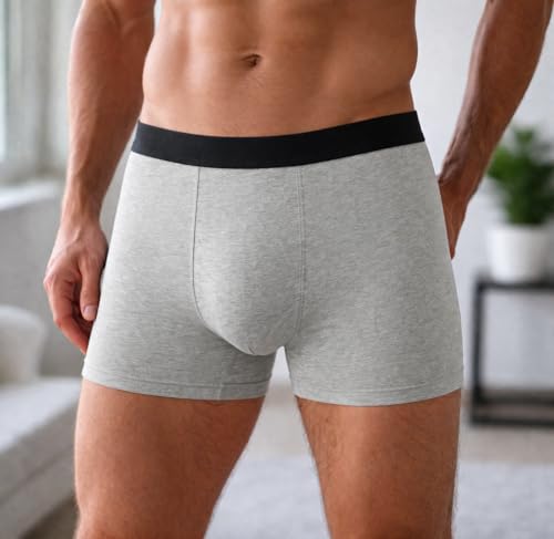 Planetee Caleçon Cyril Maître du Feu et de la Chipolata - Humour Boxer Gris Cadeau - Taille M – vue 5