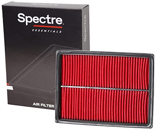 Spectre Essentials Engine Air Filter: Premium Car Air Filter, Lasts Up To 6, 000 Miles Longer: Fits Select 1990-2020 Nissan/Infiniti (Sentra, JUKe, Tiida, Rogue, Tsuru, 300Zx, Q50, Q60, Q70), Spa-2409