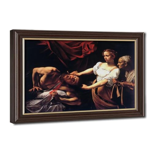 Caravaggio Judith décapitant Holophernes affiche suspendue salon chic