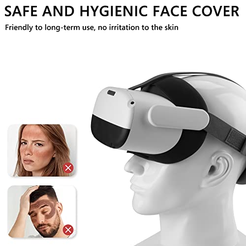 Geekria VR Cover Zubehör Set kompatibel mit Pico Neo 3, Touch Controller Grip Cover, Pico Neo 3 Front Face Protector Cover, Silikon Face Cover mit Lens Protection Cover (Schwarz) - Image 4