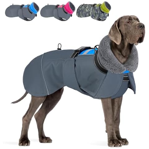 Eyein Waterproof Fleece Dog Turtleneck Jacket Cover