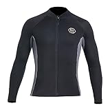 ウエットスーツ タッパー メンズ ウエットジャケット 2mm ウェットスーツ ジャケット 上着 男性 長袖 お釣り サーフィン ダイビング ウエット タッパー ウェットトップ SUP ボディボード マリンスポーツ M サイズ