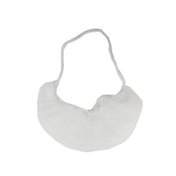 Fine Mesh Beard Net Stockinet Beard Cover | Breathable, Durable | 1,000 Count [WHITE | 21"]