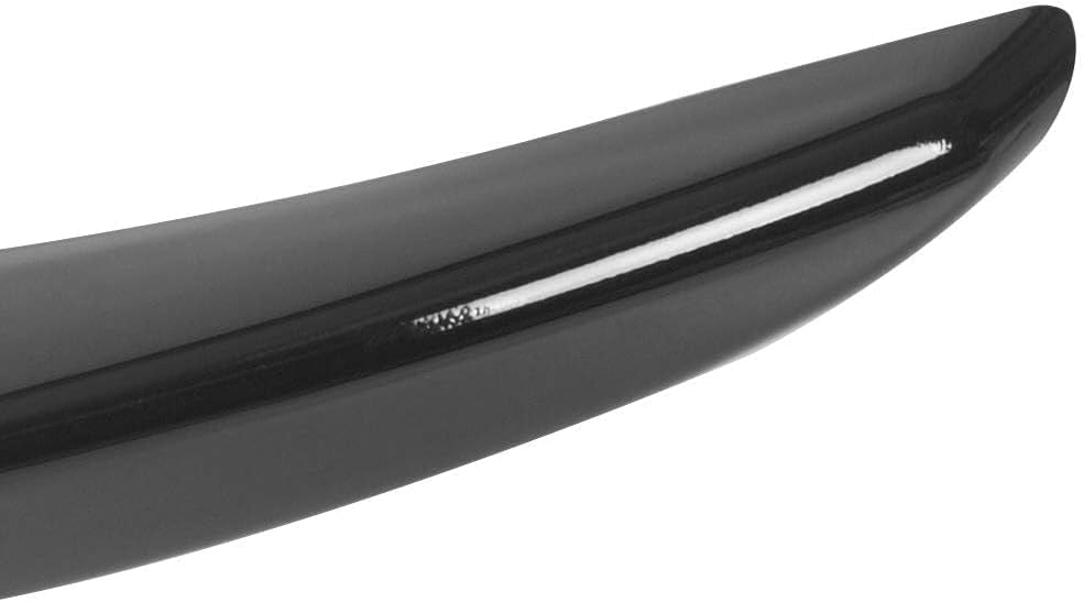 ECOTRIC Rear Spoiler Lip Compatible with 2015-2021 Mercedes Benz C Class W205 C200 C300 Sedan Gloss Black Painted Trunk Lip Wing Duckbill Spoiler