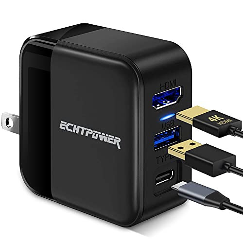 Switch Dock Charger Adapter for Nintendo Switch OLED, 3 in 1 Portable Switch Travel TV Dock Replacement for Nintendo Switch Dock, Switch Docking Station for TV, Supports USB 3.0 Port, Type-C, 4k HDMI