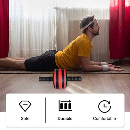 BESPORTBLE, 1 conjunto de rolo de roda para abdômen, perda de peso, corda de salto, joelheira, trein