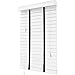 Produktbild Jalousien Weiß Holz Jalousie für Home Office Privacy Light Protection, 50mm Lamellen, 60cm / 80cm / 100cm / 120cm / 140cm Breite (Size : 120x120cm)