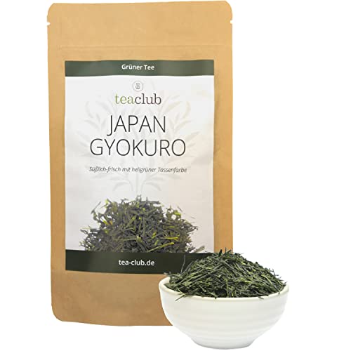 Japan Gyokuro Grüntee Kagoshima 100g, Japanischer Grüner Tee Lose Blätter, Feine Süße und Umami, TeaClub Green Tea Cover