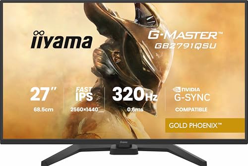 iiyama 27 LED G Master GB2791QSU B1 Gold Phoenix - vue 4