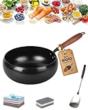 Superior Heat Control for Delicious, Nutritious Meals: Crafted from high-purity Japanese hand-forged iron with a wide flat base, it heats rapidly and evenly, locking in ingredients’ nutrients and freshness. Achieve authentic "Wok Hei" for searing, st...