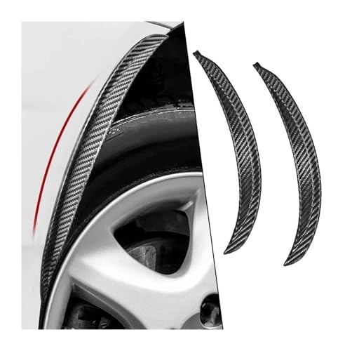 Cejas de rueda de fibra de carbono autoadhesivas y antiarañazos para coche 5