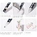 2pcs JacobsParts Wax Pen Tool Rhinestone Diamond Picker Applicator for Nail Art Jewelery DIY Crafts Decor, White