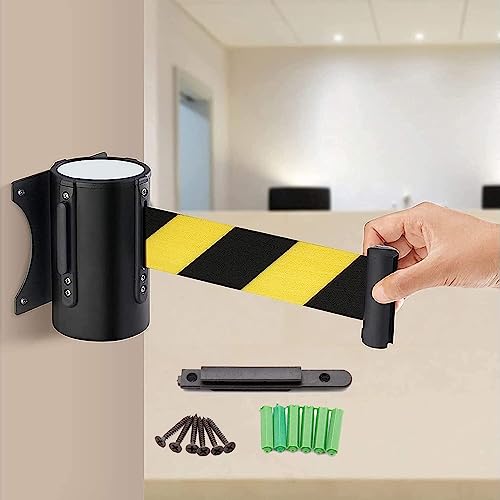 Barrière de sangle rétractable de 2m avec enrouleur automatique de sécurité