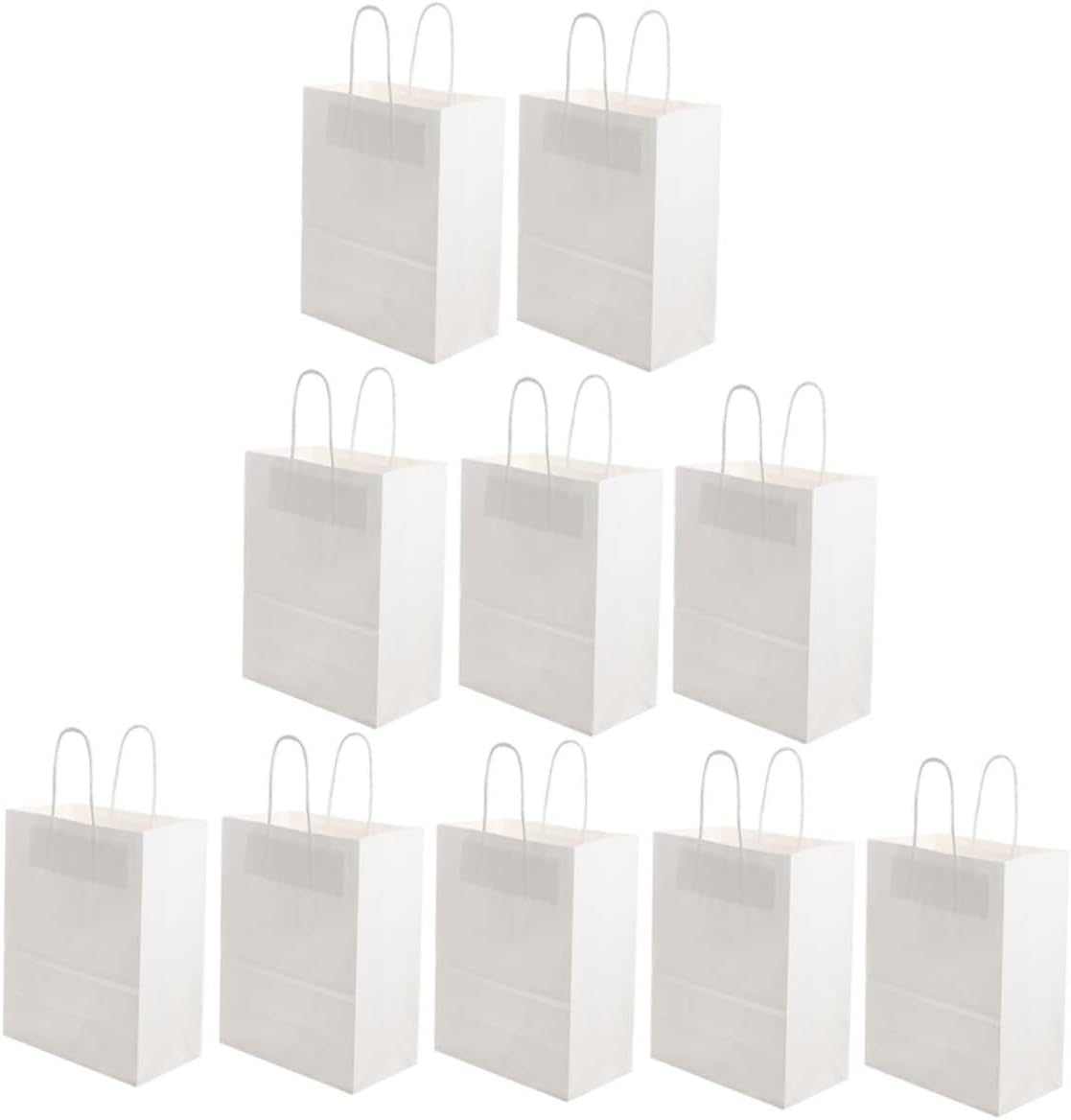 SEWOART 10pcs Takeaway Baking Bags for Restaurant Use Bulk Carrying Bags for Fresh Food Storage and Deform-resistant Takeout Pouches
