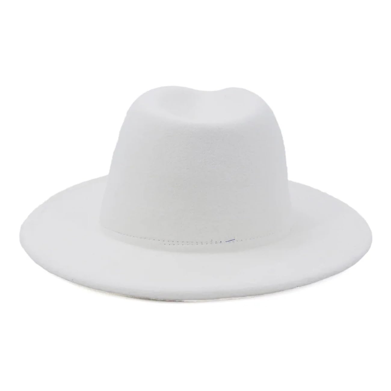 Cappello Fedora in feltro di lana alla moda Jazz Panama Patchwork Chiesa Party elegante cappello a cilindro