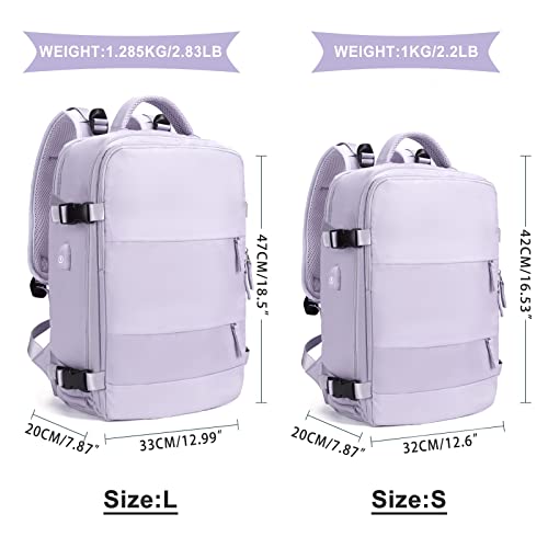 Coowoz Large Travel Backpack Women, Carry On Backpack,Hiking Backpack Waterproof Outdoor Sports Rucksack Casual Daypack School Bag Fit 14 Inch Laptop With Usb Charging Port #TOP1
