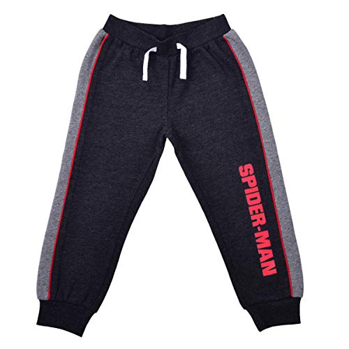 Pantalon molleton garçon Spider-Man, ensemble de sport Marvel avec cordon de serrage taille 4T