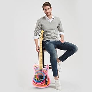 Instrument pour débutants de guitare électronique 22 TL Ensemble de guitare électrique avec effet choro-D133(arc-en-ciel) - Les Beatles, Paul McCartney, John Lennon, RIngo Starr, George Harrison Instrument pour débutants de guitare électronique 22 TL Ensemble de guitare électrique avec effet choro-D133(arc-en-ciel) – Image 7