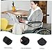 KOCKSHION 2pcs Wheelchair Calf Strap Adjustable Foot Guard for Patient Safety Breathable Oxford Fit for Home Hospital Use