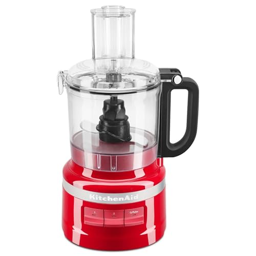 KitchenAid Food Processor - Kompakter Küchenmaschine mit 2 geschwindigkeitsstufen und Pulsfunktion - Zerkleinern, Kneten, Reiben und Schneiden - BPA-Frei - 1,7L Schüssel - 250 W - Rot KitchenAid Food Processor - Kompakter Küchenmaschine mit 2 geschwindigkeitsstufen und Pulsfunktion - Zerkleinern, Kneten, Reiben und Schneiden - BPA-Frei - 1,7L Schüssel - 250 W - Rot