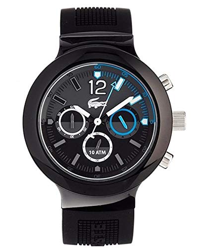 Lacoste 2010706 - Mouvement Analogique - Affichage Analogique - [Black] et Cadran Noir - Mixte