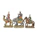 Nativity Three Kings Wise Men Figurines Three Kings on Animals Set(5 inch)