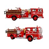 Iconic Replicas 1973 Ward Lafrance Ambassador Fire Engine: LACOFD — Engine 51 1:87 Diecast Model Fire Truck