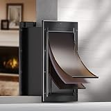 3-Flap Dog Door, Extreme Weather Medium Doggy Door for Wall, Never Rust Plastic Wall Doggie Door, Telescoping Tunnel, Insulation Flap, 2 Magnetic Flaps, Closing Panel, Pet Door for Pet Up to 45lb