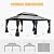 TDZXQQ Spacious 14x20FT Hardtop Gazebo for Quality Outdoor Living, Protective with Double Roof and Privacy Curtains, Any Occasion